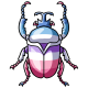 Bigender Pride Collectable Scarab