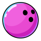 Pink Bowling Ball