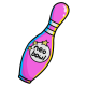 Pink Bowling Pin