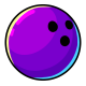 Purple Bowling Ball