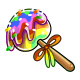 Rainbow Candy Apple